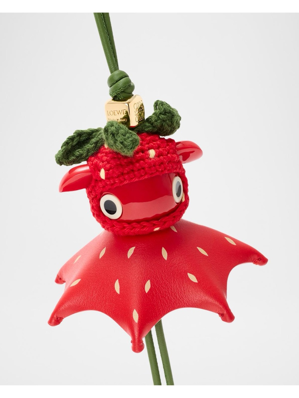 Loewe Berrybop Strawberry Character Bag Charm